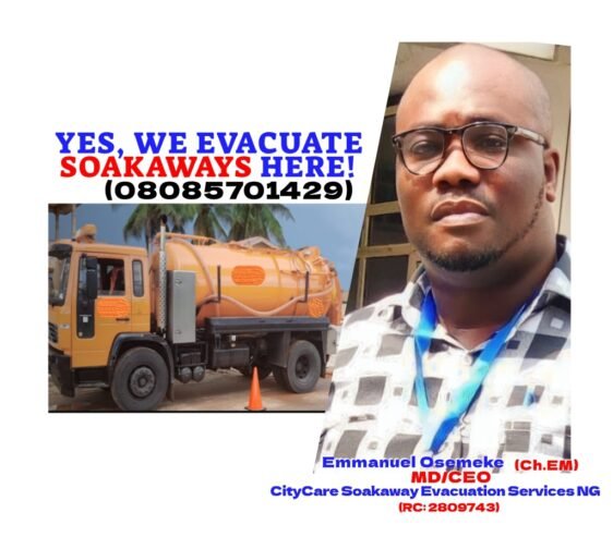 CityCare Soakaway Evacuation Services Abuja(YES, EVACUATE YOUR SEWAGES HERE)