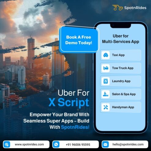 Launch Your Own AI-Powered Multi-Service App with SpotnRides!