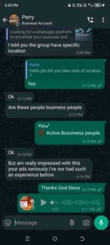Business, Page, WhatsApp group Advert & Promotions