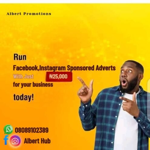 Facebook, Instagram, TikTok sponsored ads