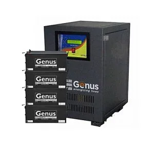 Genus Rugged 5kva inverter with 4 Genus 200ah batteries