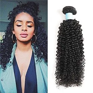 Generic Curly Malaysian Virgin Remy Human Hair Extension Weave 1 Bundles 100g 26