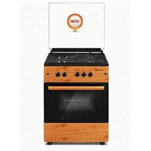 Maxi 3 Gas Burners + 1 Electric Cooker - MAXI 6060(3+1) WOOD