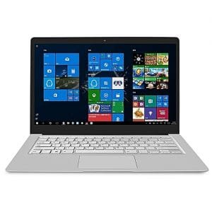 Jumper EZBook S4 Laptop, 14.0 Inch, 4GB+64GB, Windows 10 Intel Gemini Lake N4100 Quad Core Up To 1.1-2.4GHz, Support TF Card & Bluetooth & Dual Band WiFi & Mini HDMI(Twilight Silver)