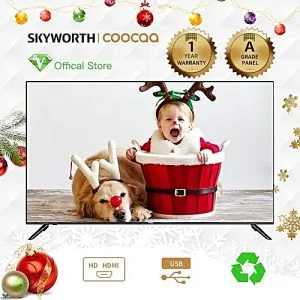 Coocaa 32 Inch LED With Stereo Audio (1366*768) Television - Black