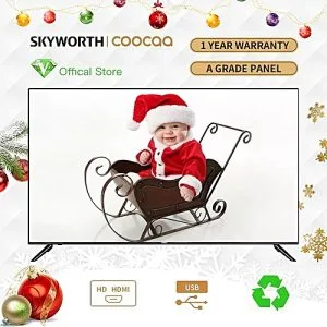 Coocaa 40-Inch LED With Stereo Audio (1920*1080) Television - Black
