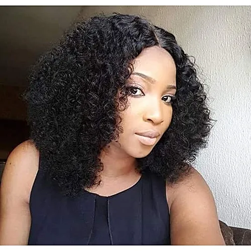 Fashion Mongolian Curly Wave Hair 4 -5 Bundles For Full Hair Natural Col.