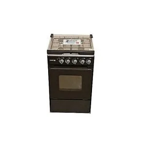 Scanfrost Gas Cooker 4 Burners Black CK5400NG
