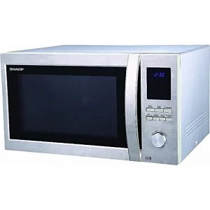 Sharp 42 Litre 4-In-1 Combination Microwave Oven - 2800W Convection Oven + 1400W Grill - Stainless Steel