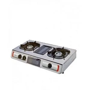 AKAI Table Top Gas Cooker 2 Burners And Grill