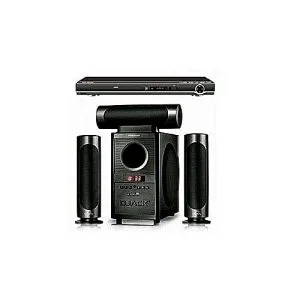 Djack 3.1CH Bluetooth Home Theatre System Dj-903l + Powerful DVD Player Attached