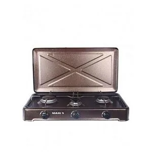 Maxi 3-Burner Manual Ignition Table Top Gas Cooker (Maxi By LG)