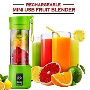 Generic Portable Rechargeable USB Fruit Juicer Mini Blender And Fruit Extractor Squeezer