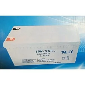 sun test 12V 200AH GEL INVERTER BATTERY