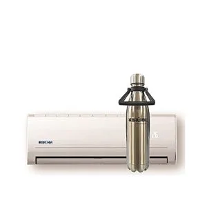 Bruhm 1.5HP Air Conditioner With Installation Kit + Free Vacuum Flask
