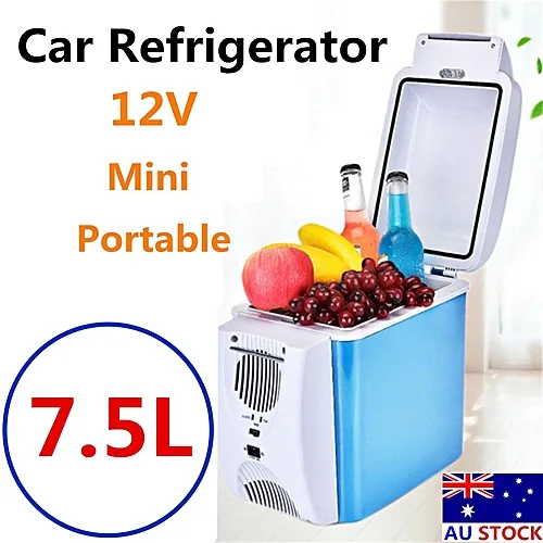 Generic Portable 12V 7.5L Car Travel Electric Refrigerator Freezer Cooler Warmer Fridge 12v Mini Car Freezer Cooler Warmer 6L Electric Fridge Portable Eco-Friendly US
