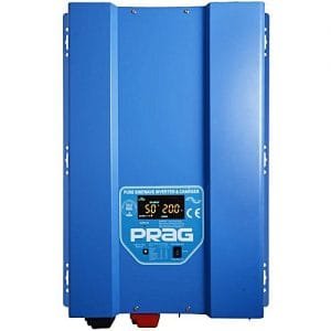 Prag 10KVA-48V Advance Pure Sine Wave Inverter-Wall Mount-V + AC/DC Cables + Installation + 12 Batteries + 12-Battery Rack