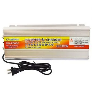 SUOER 2KVA Inverter With Inbuilt Charger With Smart Battery Level Alarm