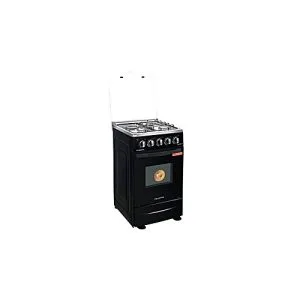 Polystar 3x1 Burner And Hot Plate Gas Cooker 50x50Cm, Oven Grill, Auto Ignition, PV-BB50G1A