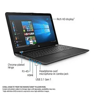HP HP 15 15-inch , Intel Core I3-6006U, 4GB RAM, 1TB Hard Drive, Windows 10 With Bag+Wireless Mouse+16gb Flash Drive