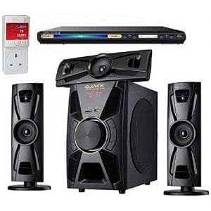 Djack X-Bass 3.1CH Bluetooth Home Theatre System DJ-403 + LG DVD PLAYER + Power Surge