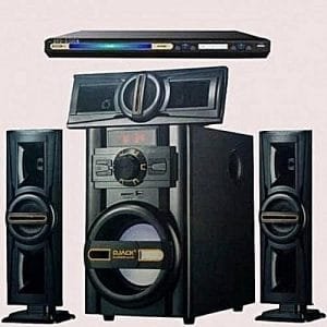 Djack Heavy Duty 3.1ch Powerful Bluetooth Home Theater Dj-503+DVD Player Attached