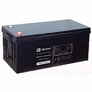Mercury 12V, 200ah VRLA AGM Deep Cycle Series Inverter Battery
