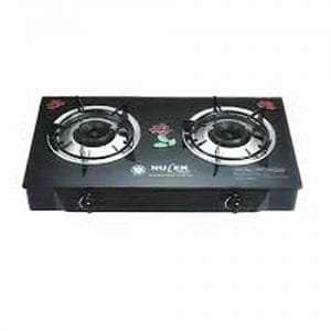 Generic Table Top Gas Cooker-Double Burner Glass