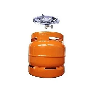 Generic 6kg Gas Cylinder With Stainless Steel Burner -multicolour
