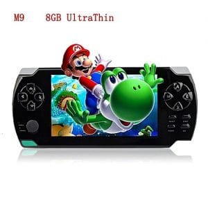 Generic New 4.3 Inch Ultra-Thin Touch Screen Handheld Game Console 8G Built In Memory Portable Video Games Console MP3 MP5 Music Player For Kids Adults (Black)