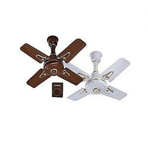 QASA 24" Ceiling Fan QCF-24H Brown And White