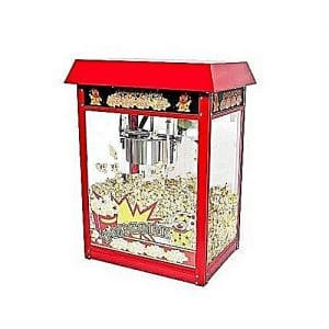 Generic Popcorn Machine Complete Red