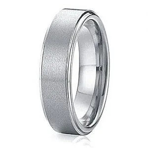 CZ Men's Exclusive Wedding Ring - Silver