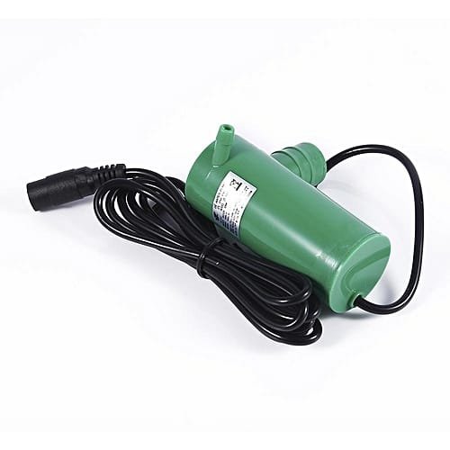 Generic 12V DC Amphibious Submersible Water Pump Hmax 9 M 500 L/h Green