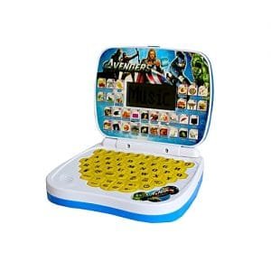 Avengers Mini Children Educational Learning Study- Fun Laptop Toy With LCD