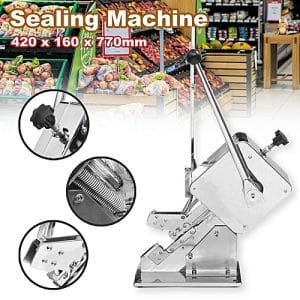 Generic Sealing Machine Sausage Plastic Mesh Bag Packaging Supermarket + 1000 X U Shaped Clip