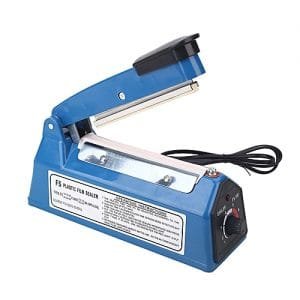 Generic Plastic Sealing Machine Bag Sealer Long Lasting Hand Pressure Type Blue Tools Foods Capper Business Utensil