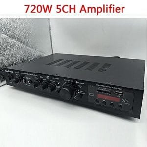 Generic 5 Channel 720 Watt Bluetooth HiFi Professional Power Stereo Amplifier AMP