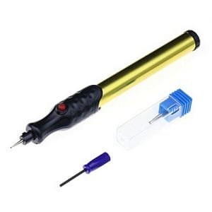 Generic Electric Grinder Grinding Engraving Pen Lettering Carving Yellow