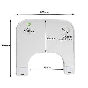 Generic Wheelchair Lap Food Bed Tray Reading Eating Writing Table