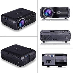 Generic 7000 Lumens Uhappy U80 PRO Multimedia Android6.0 1080P LED WIFI Cinema Projector EU Plug