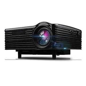 Excelvan LED-1018 Mini Portable LCD Projector With HDMI USB VGA AV SD Multimedia Interfaces(EU Plug) - Black