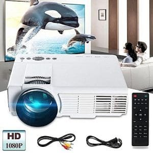 Generic 3000 Lumens 1080P Full HD LED Video Projector Multimedia Theater TV USB VGA PC
