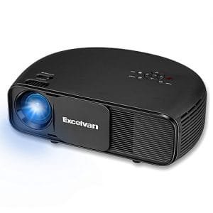 Excelvan CL760 3200 Lumens Projector With 1280x800 Native Resolution Support 1080P HD Movie US Plug - Black