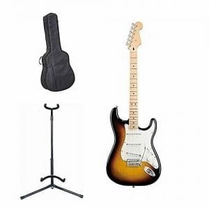 Generic Glitz Electric Lead Guitar With Bag & Stand