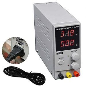Generic Flash Deal 0-10A 0-30V 220V LCD DC Power Supply Adjustable Precision Variable Digital Lab