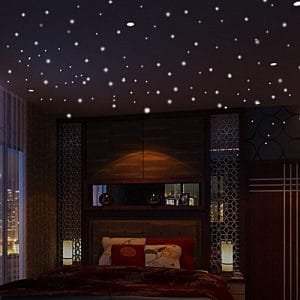Generic Householding Supplies Glow In The Dark Star Wall Stickers 407Pcs Round Dot Luminous Kids Room Decor-Green