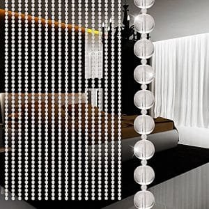 Generic Crystal Glass Bead Curtain Luxury Living Room Bedroom Window Door Wedding Decor