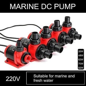 Generic ACQ-5000 48W 220V Submersible Water Pump Aquarium Fountain Flow Fish Pond Tank Pool Garden Black+Red