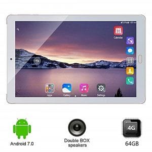 Generic New 10.1 Inch Design 3G Phone Call Android 7.0 8 Core 64GB Tablet Red